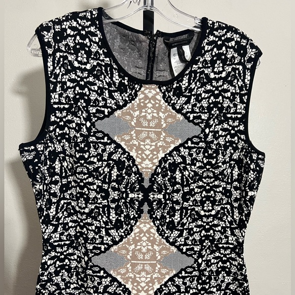 Bcbgmaxazria Jose Knit Bandage Dress Size large cocktail dress holiday dress - Picture 9 of 10